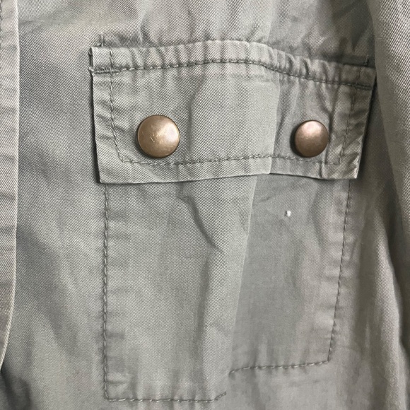 Life in Progress Olive Green Military Utility Jacket – Size M - Picture 11 of 16